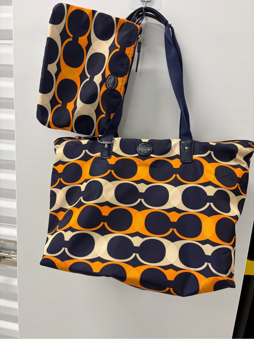 Coach Getaway nylon packable tote bag